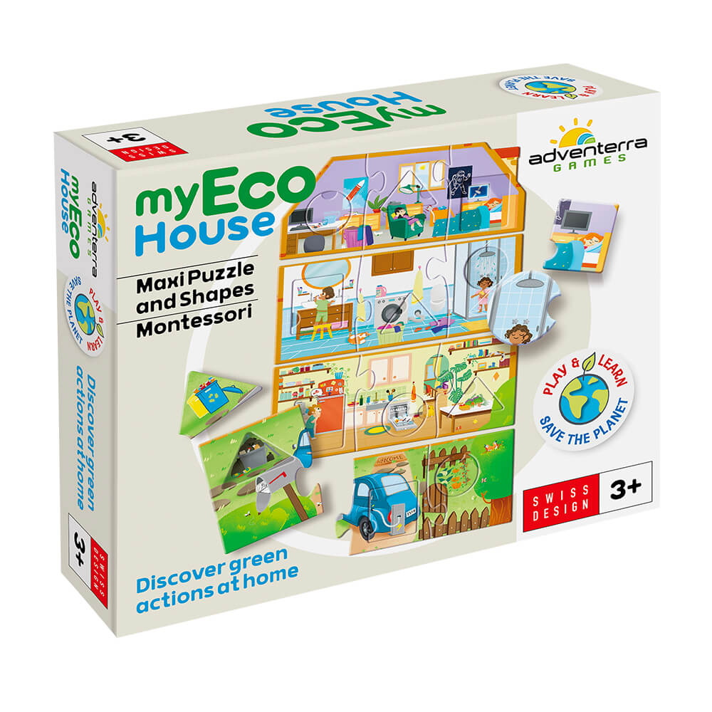 My Eco House - Maxi Puzzle Montessori