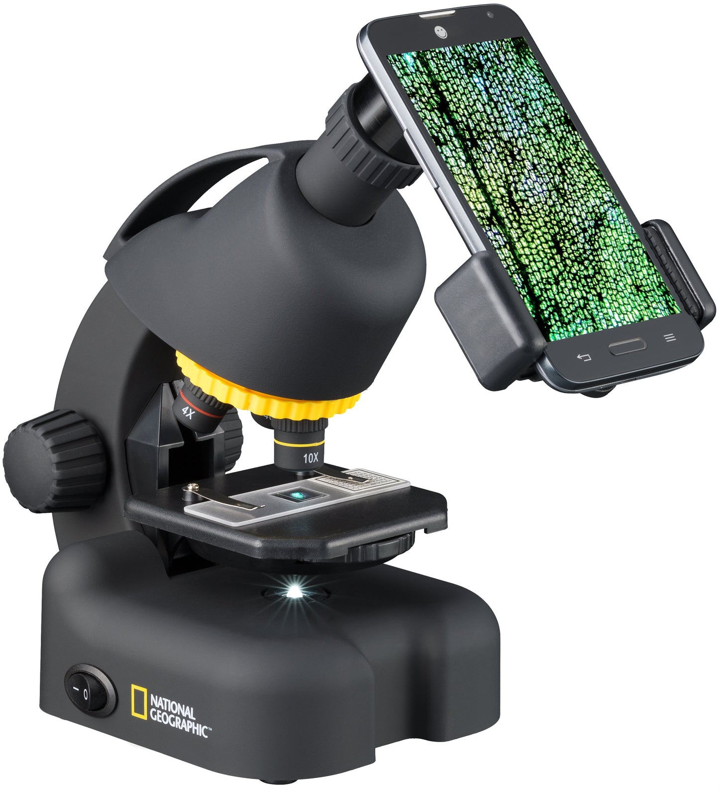 40-640x Microscope avec Adaptateur pour Smartphone