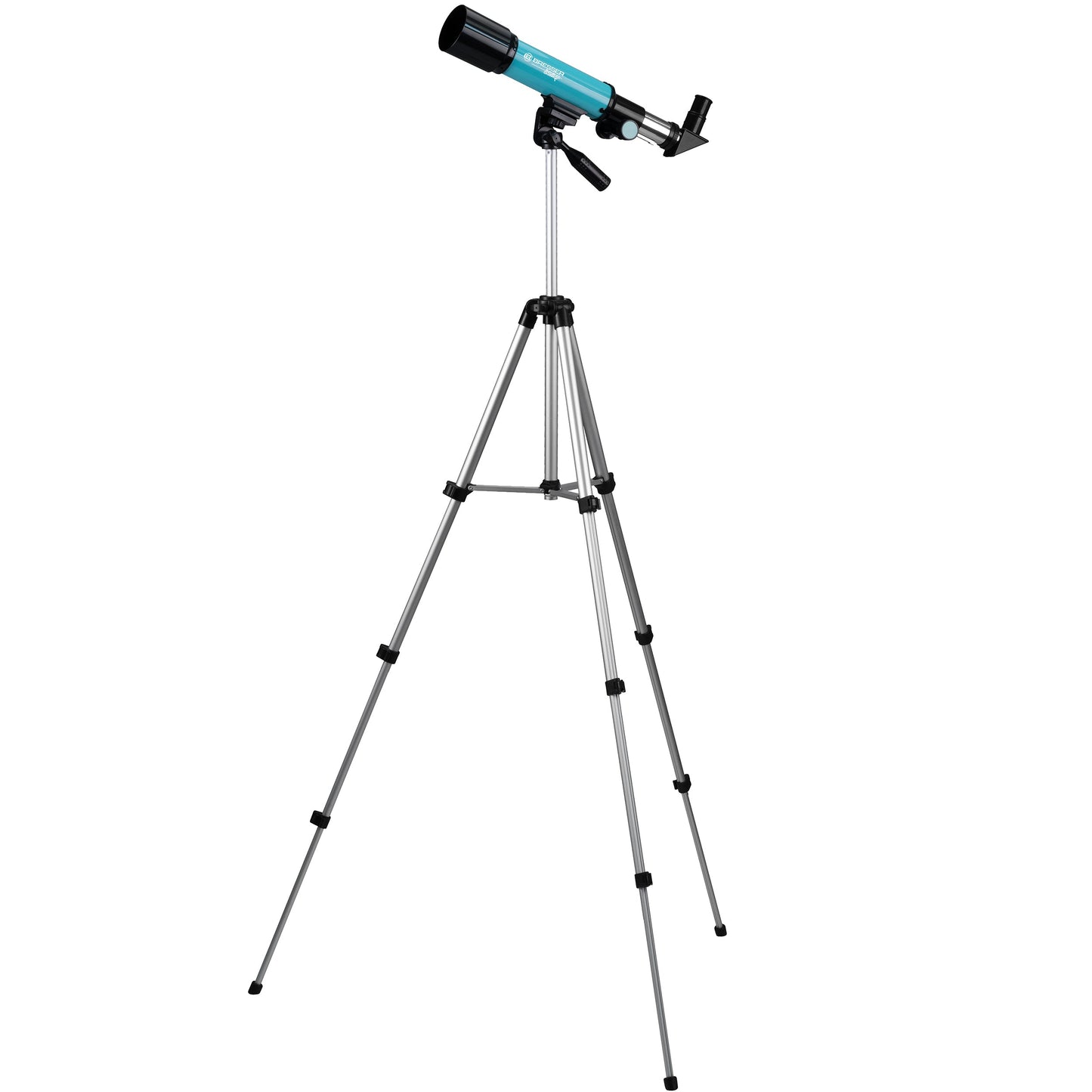 50/360 lenstelescoop met blauwe tent