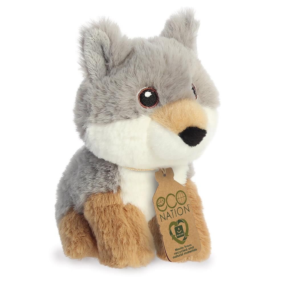 Eco Nation mini loup 13 cm