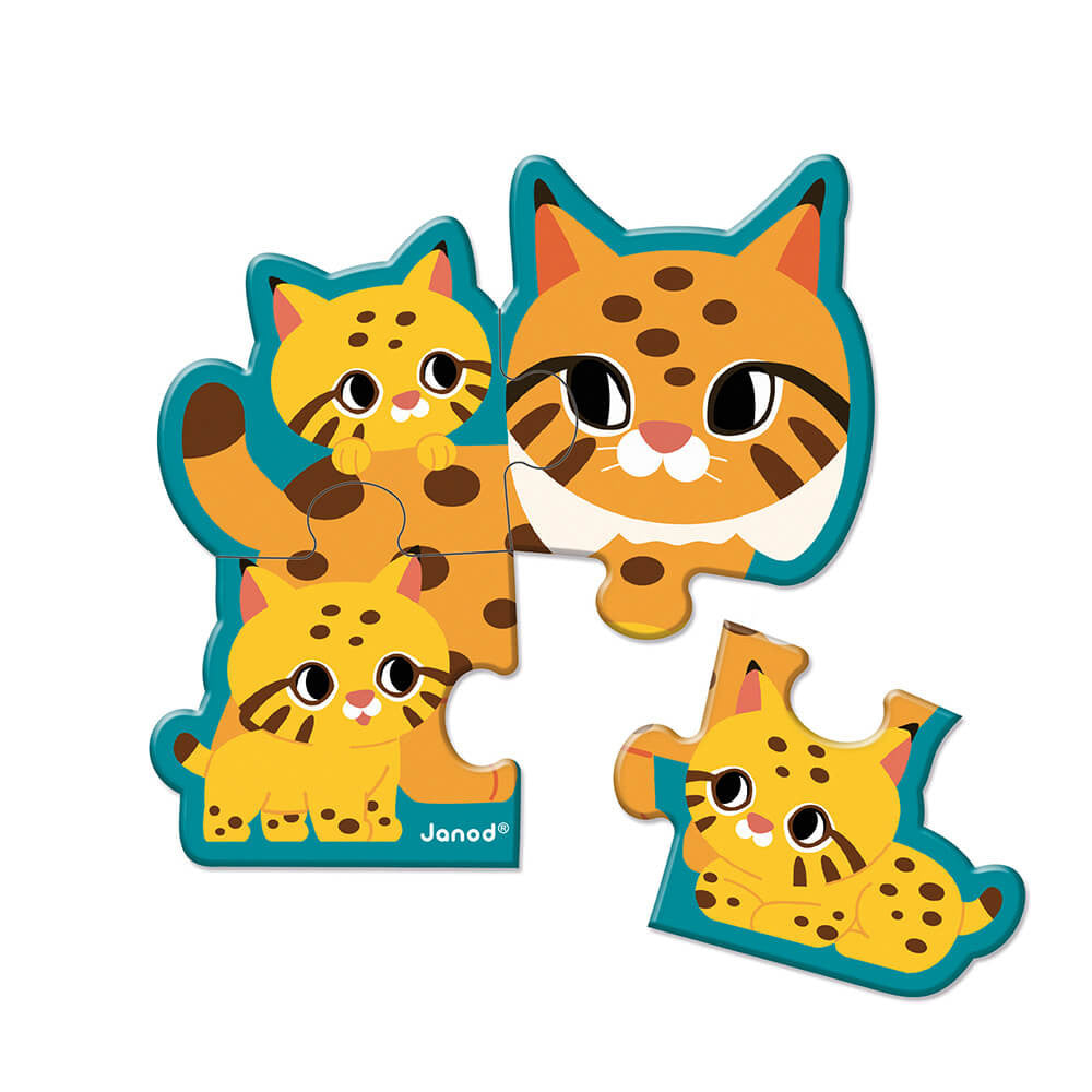 5 Puzzles évolutifs animaux