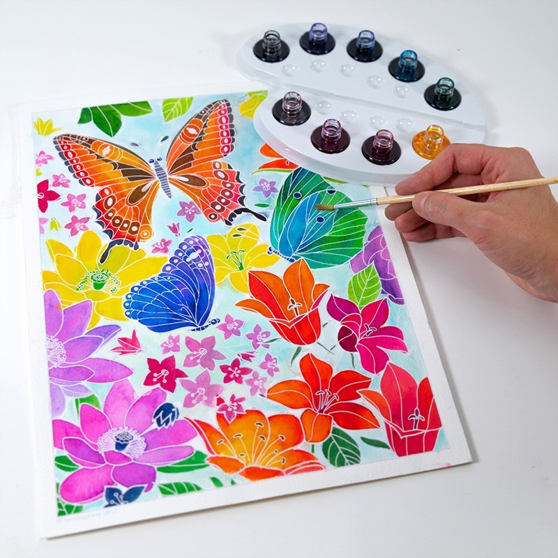 Aquarellum - Dans les Fleurs