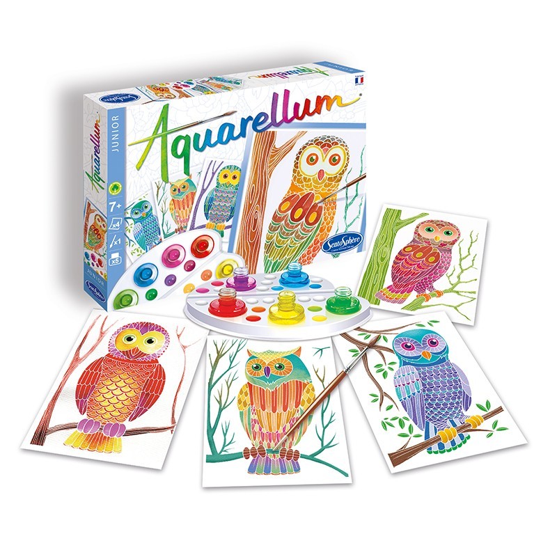 Aquarellum Junior - Hiboux
