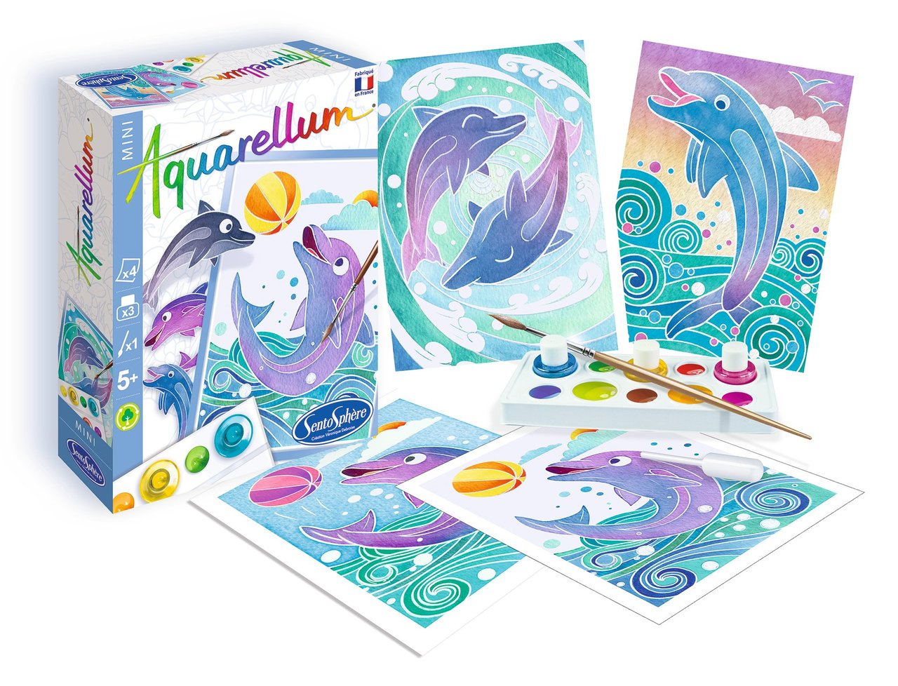 Aquarellum Mini - Dauphins