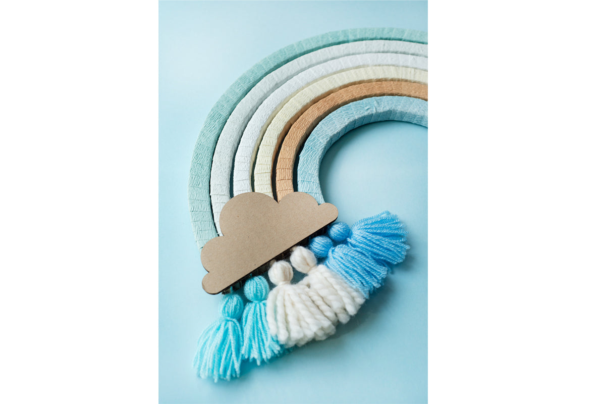 DIY arc-en-ciel plage