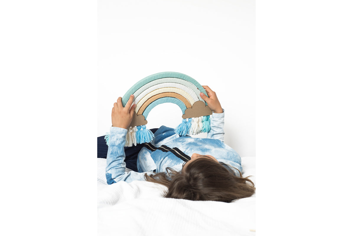 DIY arc-en-ciel plage