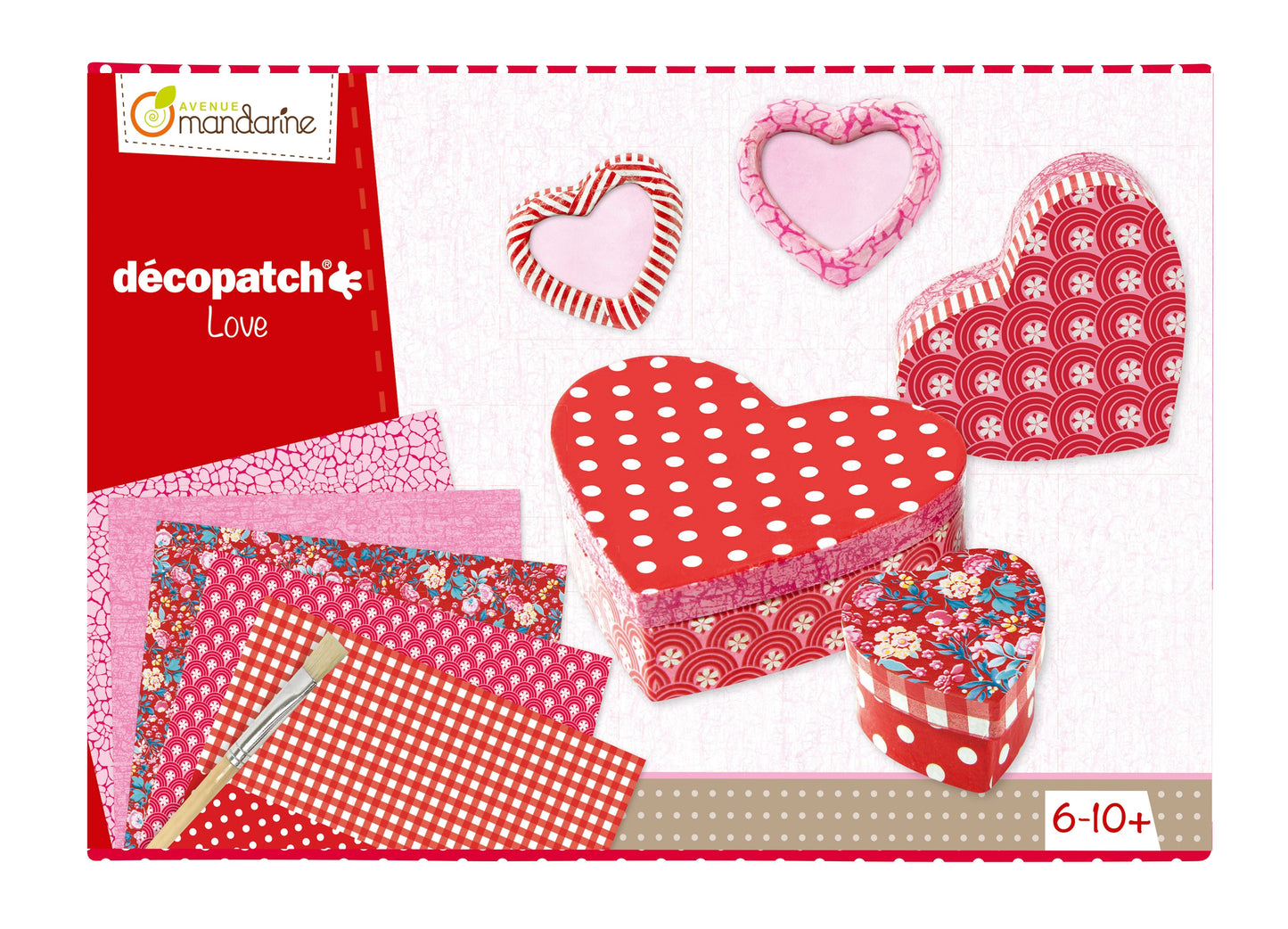 Boîte créative, Décopatch, Love
