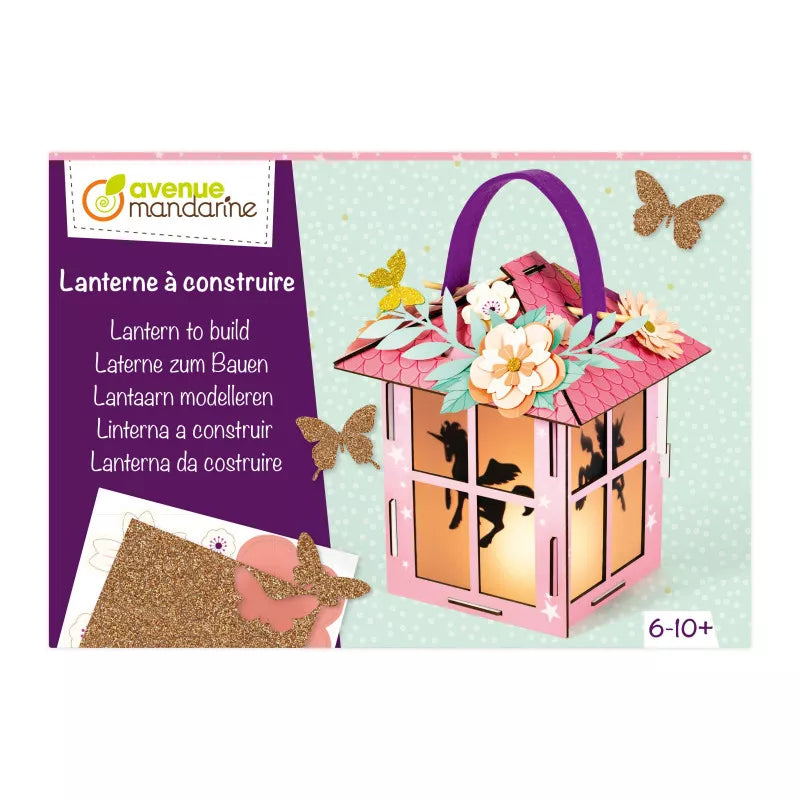 Boîte créative, Lanterne à construire, Licornes