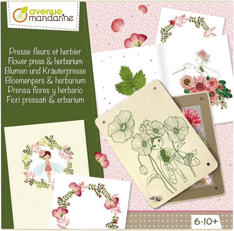 Coffret créatif, Presse fleurs et herbier