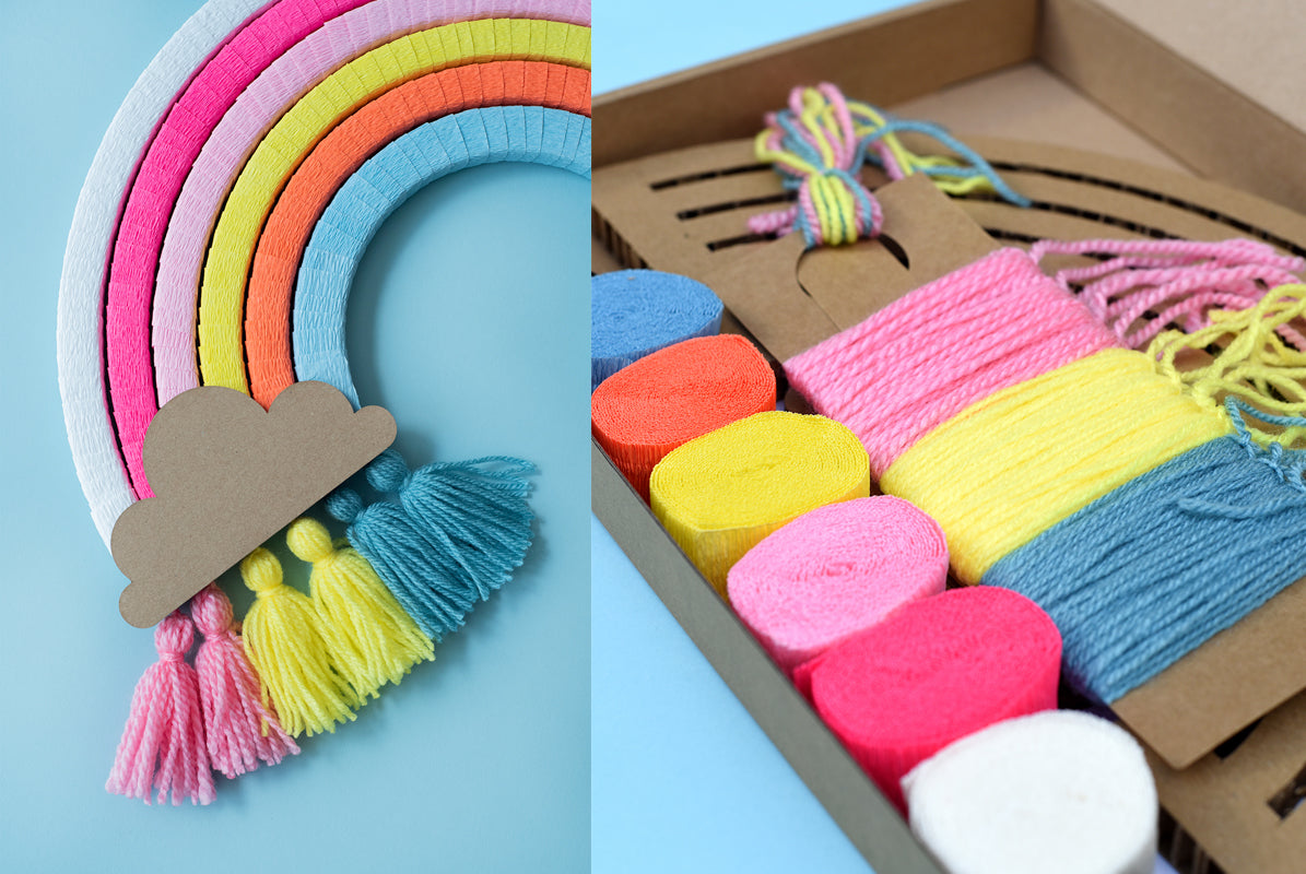 DIY arc-en-ciel donut