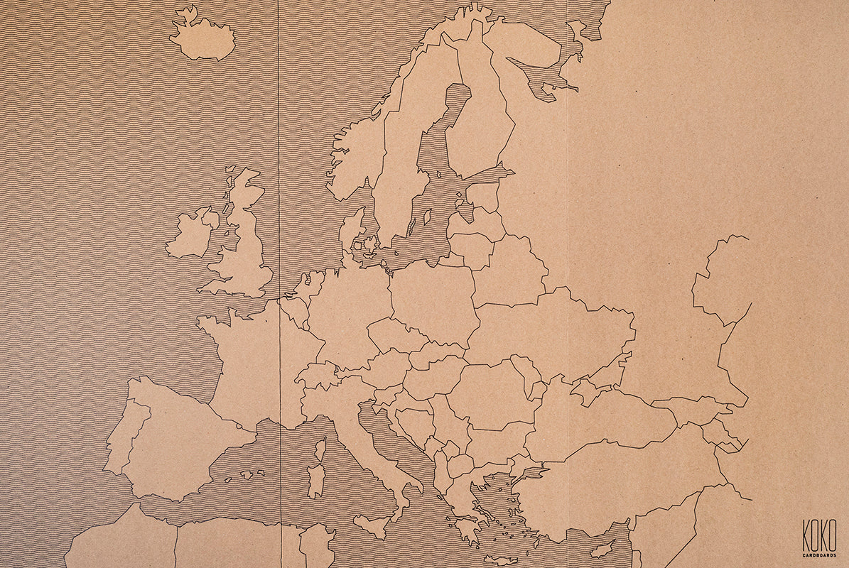 Carte de l'europe