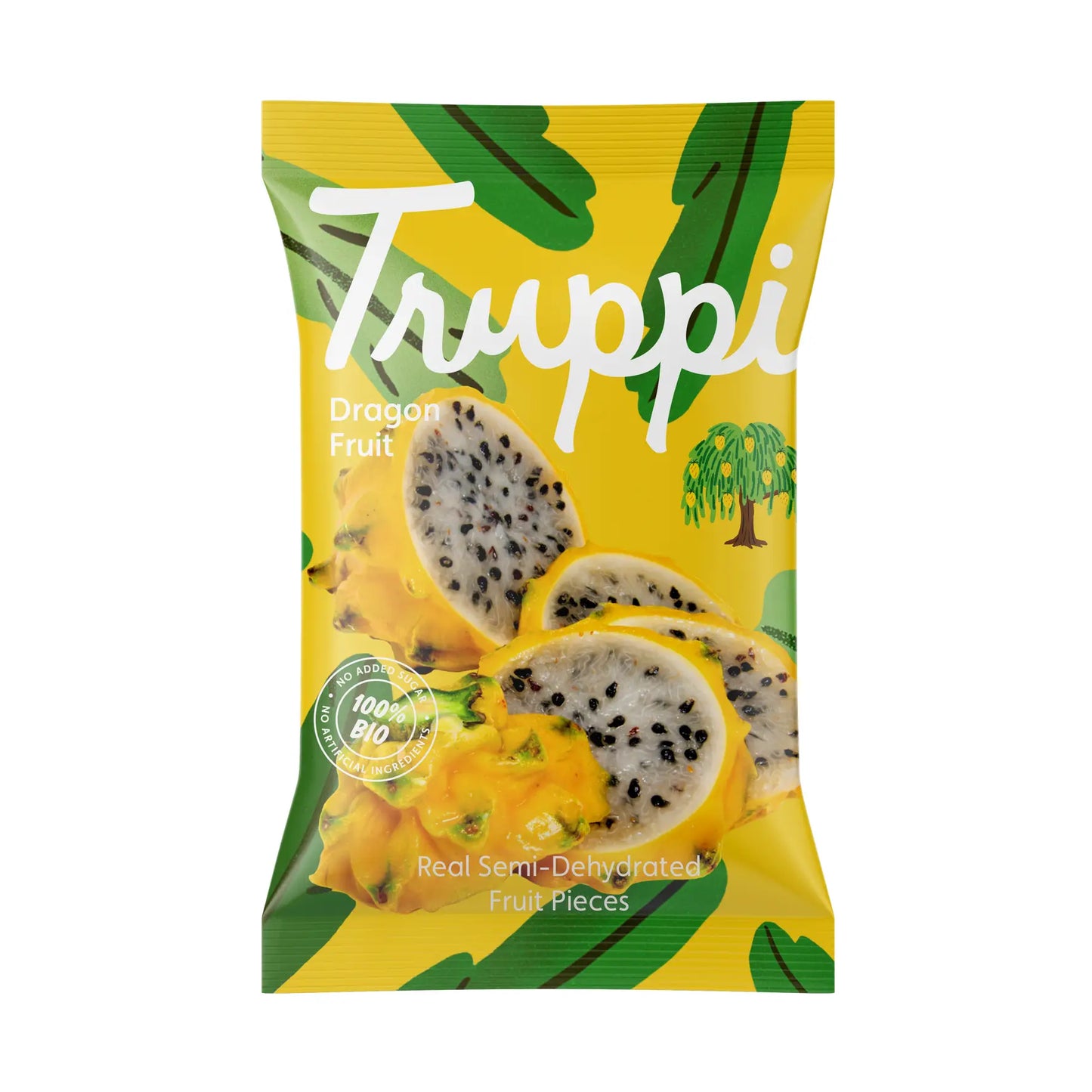 Fruit du dragon bio séché doux, saveur d'Amérique du Sud