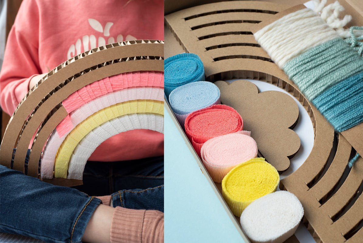 DIY arc-en-ciel pastel