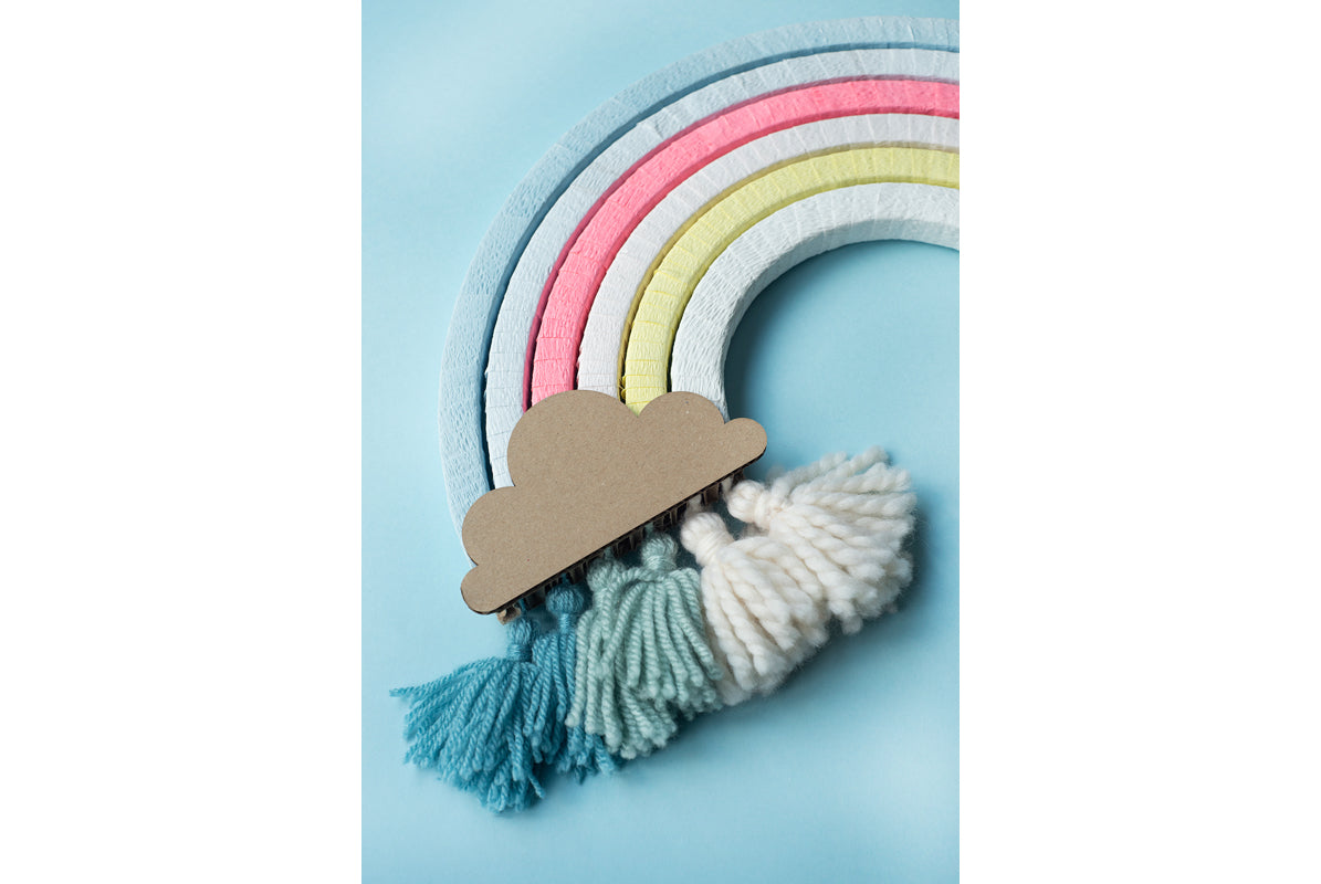 DIY arc-en-ciel pastel