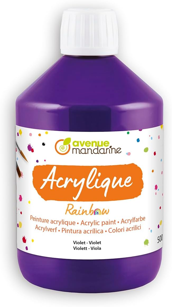 Peinture acrylique Rainbow 500mL Violet