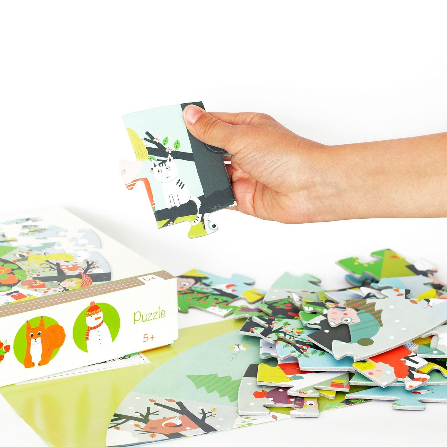 Puzzle éducatif, Les saisons