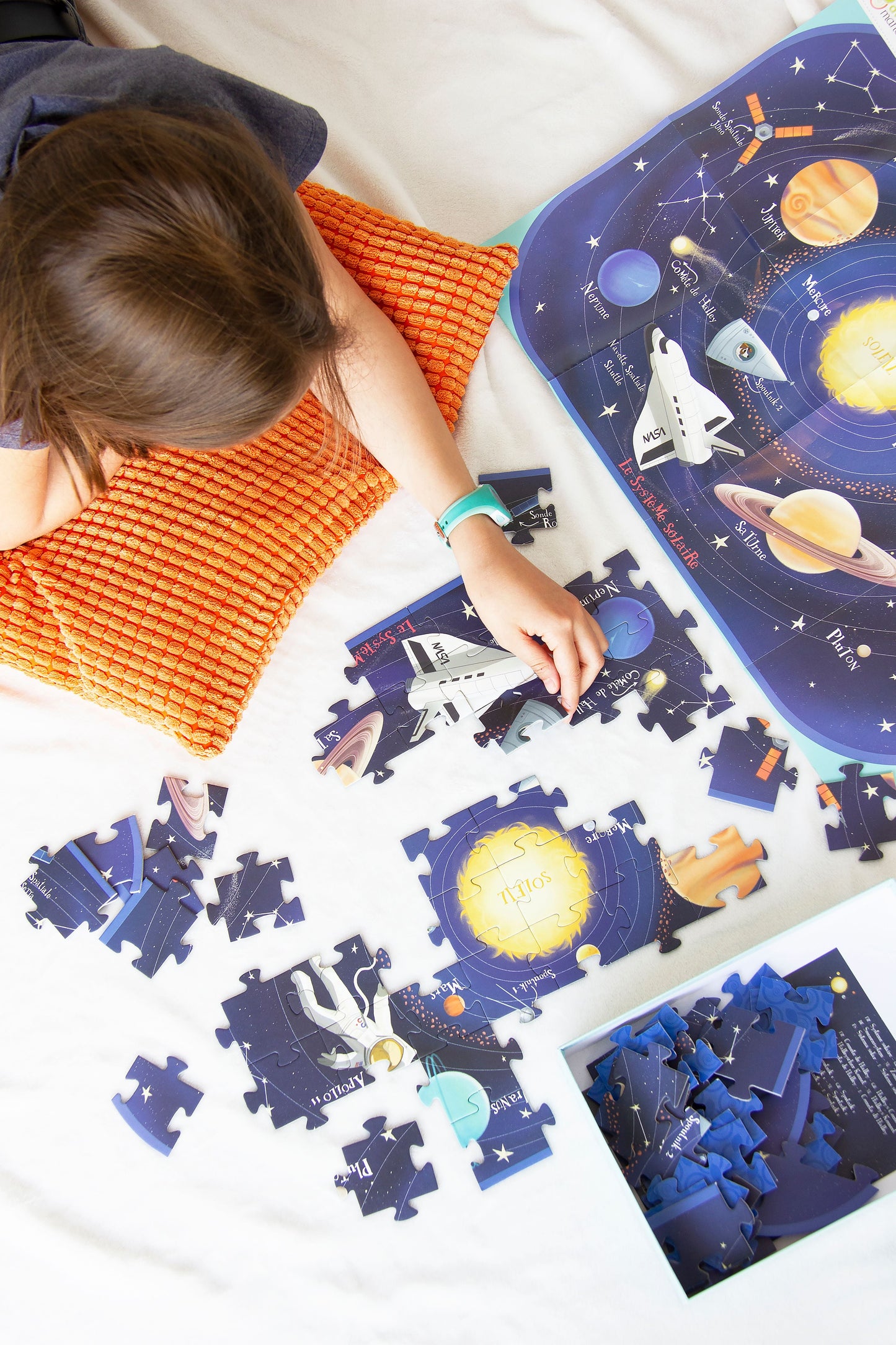 Puzzle éducatif, Système solaire