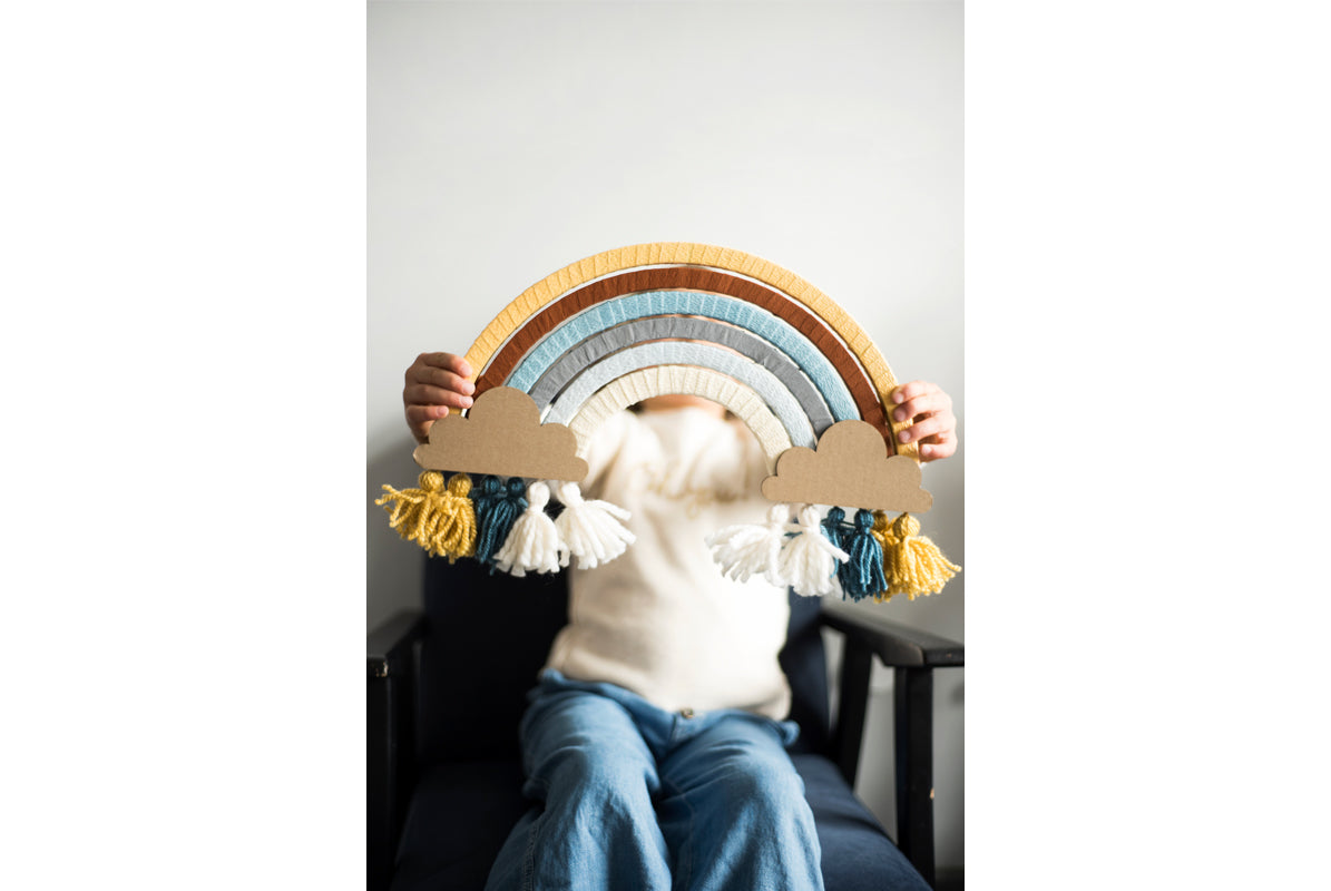 DIY arc-en-ciel miel bleu