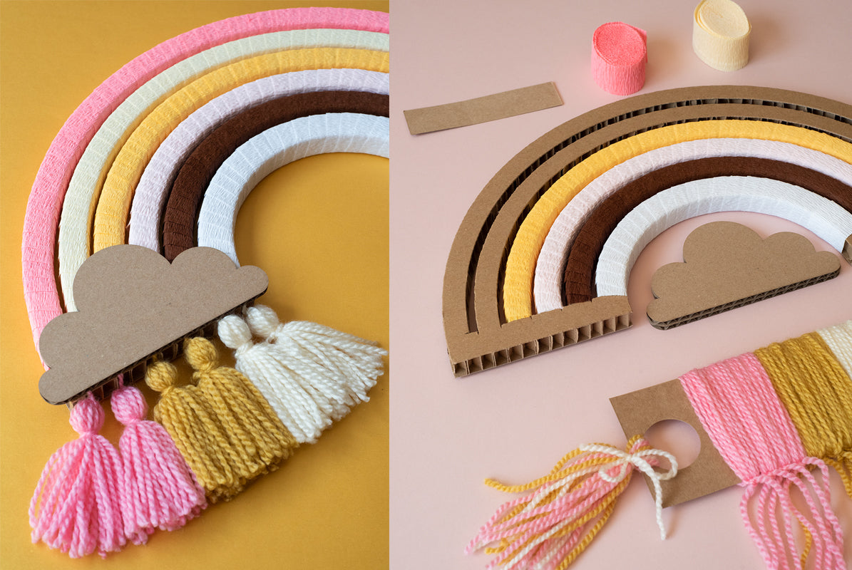 DIY arc-en-ciel miel rose