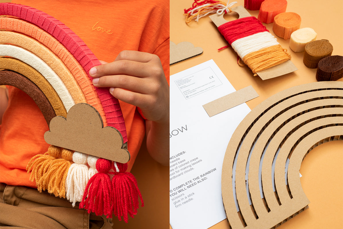 DIY arc-en-ciel coucher de soleil