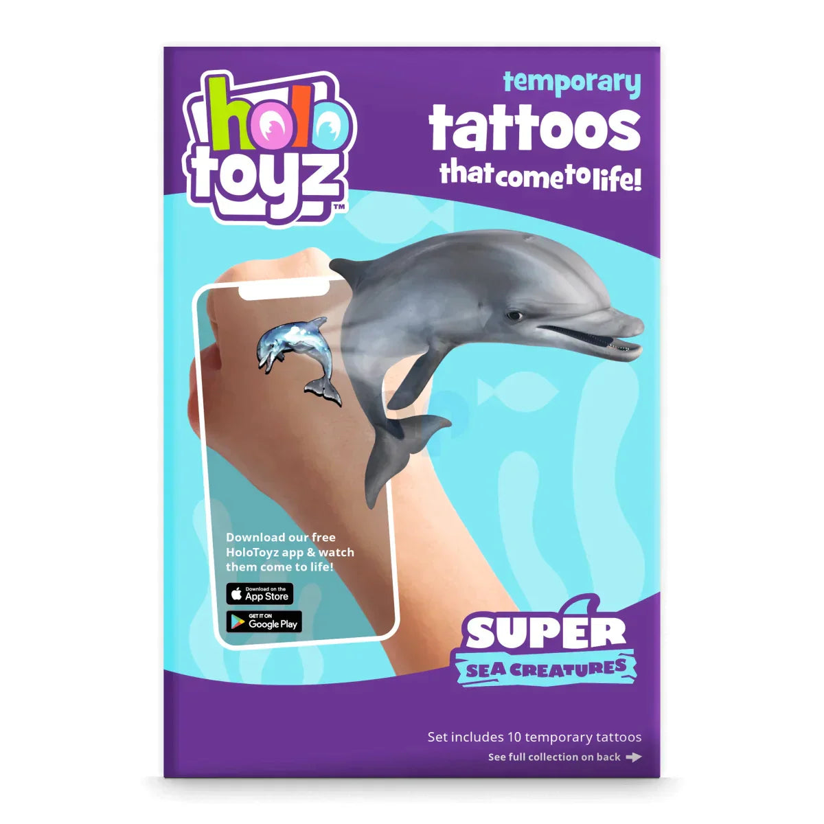 Super Sea Creatures AR Tattoos