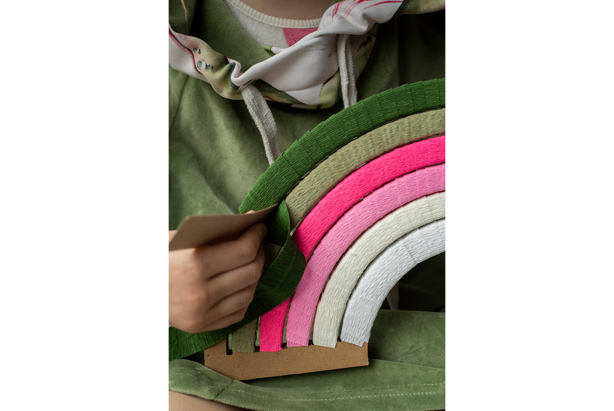 DIY arc-en-ciel tropical