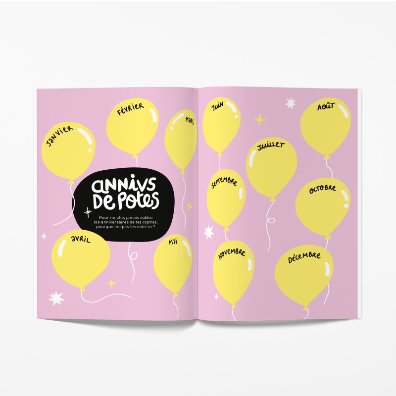 Gang de filles - Cahier d'amitié