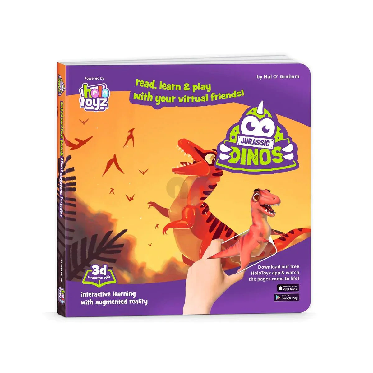 Livre interactif 4D AR Jurassic Dinos
