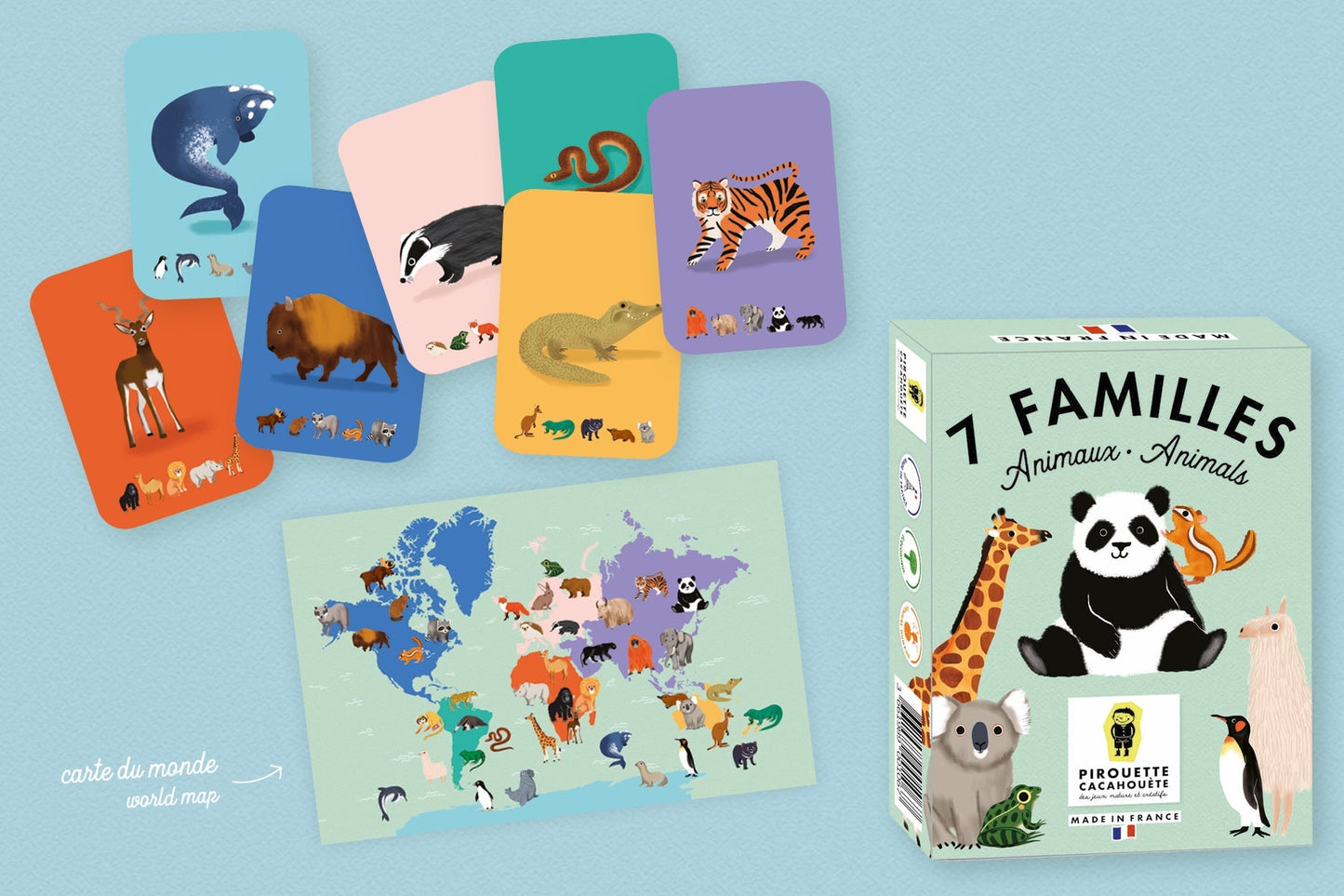 7 FAMILLES ANIMAUX DU MONDE