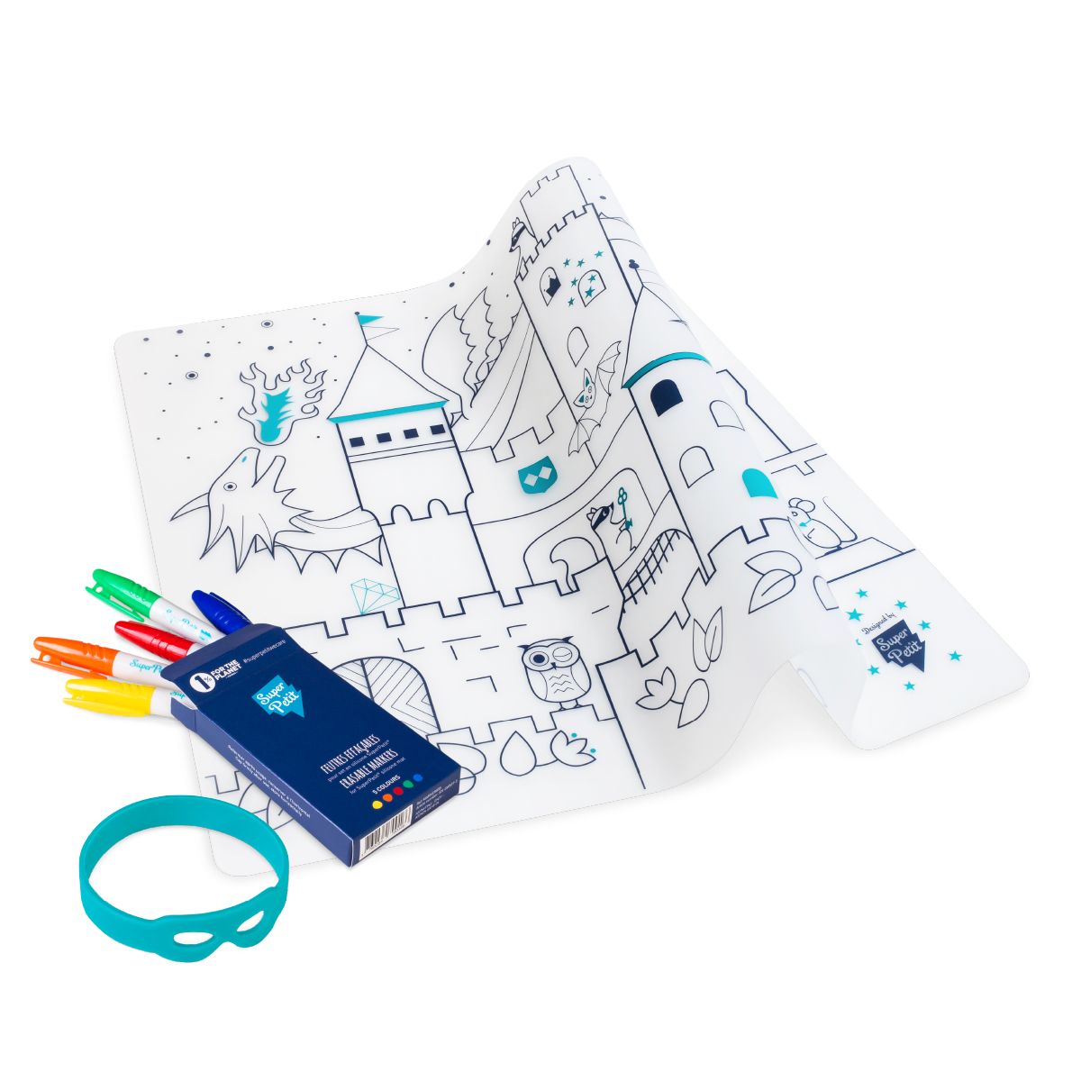 set à colorier Château