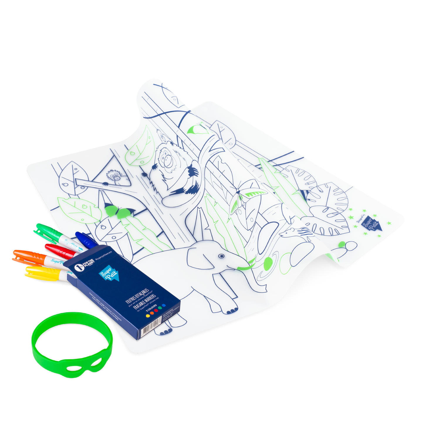 set à colorier - La Jungle