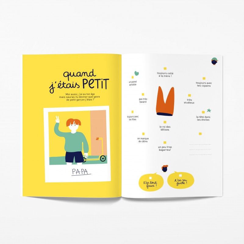 Tel père, tel fils - Livre à remplir à 2