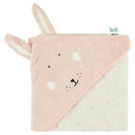 Serviette à capuche | 75X75cm - Mme, Lapin
