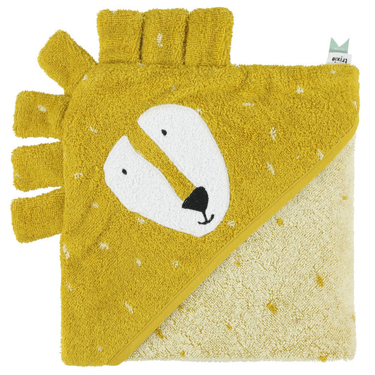 Serviette à capuche | 75X75cm - Mr, Lion
