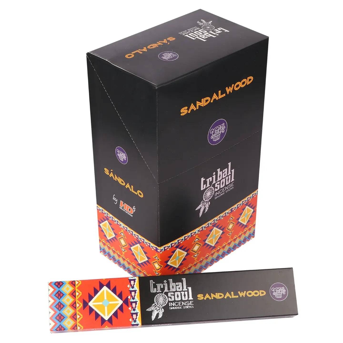 12 bâtons d'encens Tribal Soul - Bois de santal