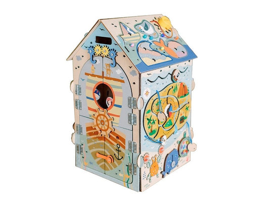 Maison d'activités illuminée - Pirate pastel
