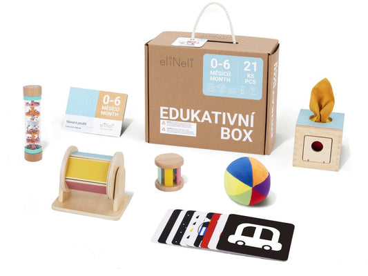 Ensemble de jouets éducatifs pour bébés 0-6 mois - boîte éducative