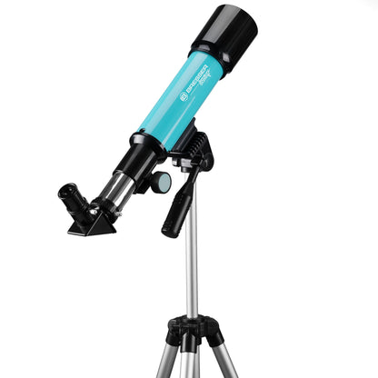 50/360 lenstelescoop met blauwe tent