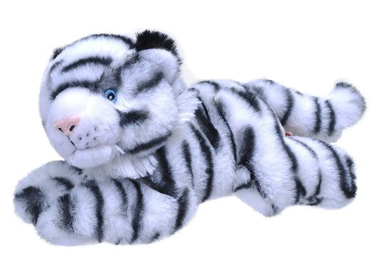 Ecokins mini tigre blanc (20 cm)