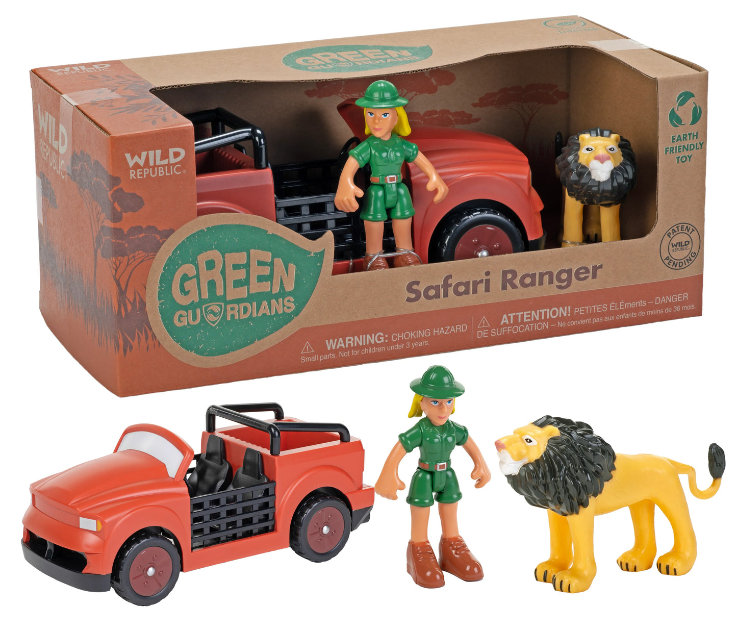 Ensemble de jeux en bioplastique lion