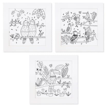 mes TABLEAUX EXOTIQUES À COLORIER