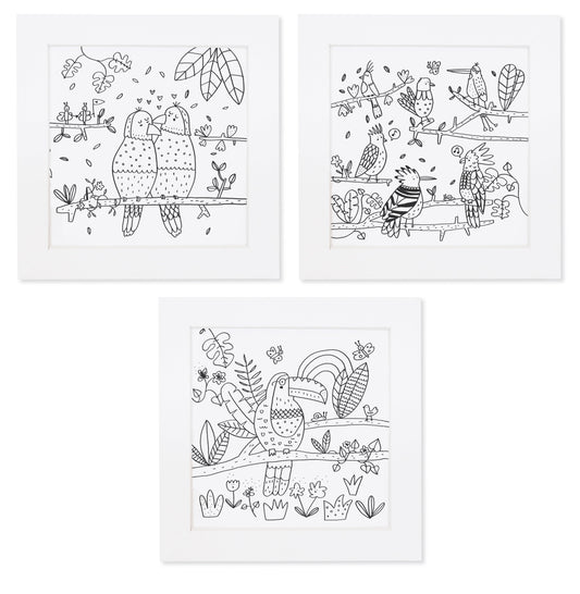 mes TABLEAUX EXOTIQUES À COLORIER