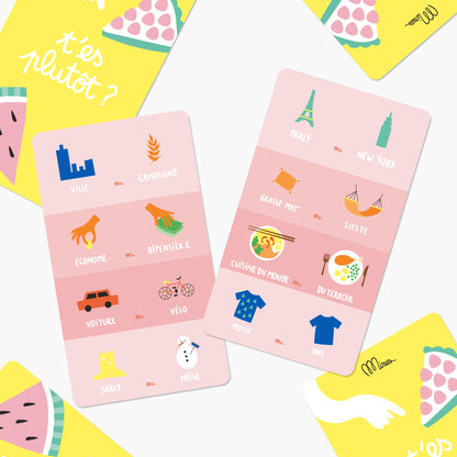 Chacun ses gouts ? - 25 cartes pour comparer nos gouts