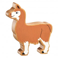 Lama bois naturel peint
