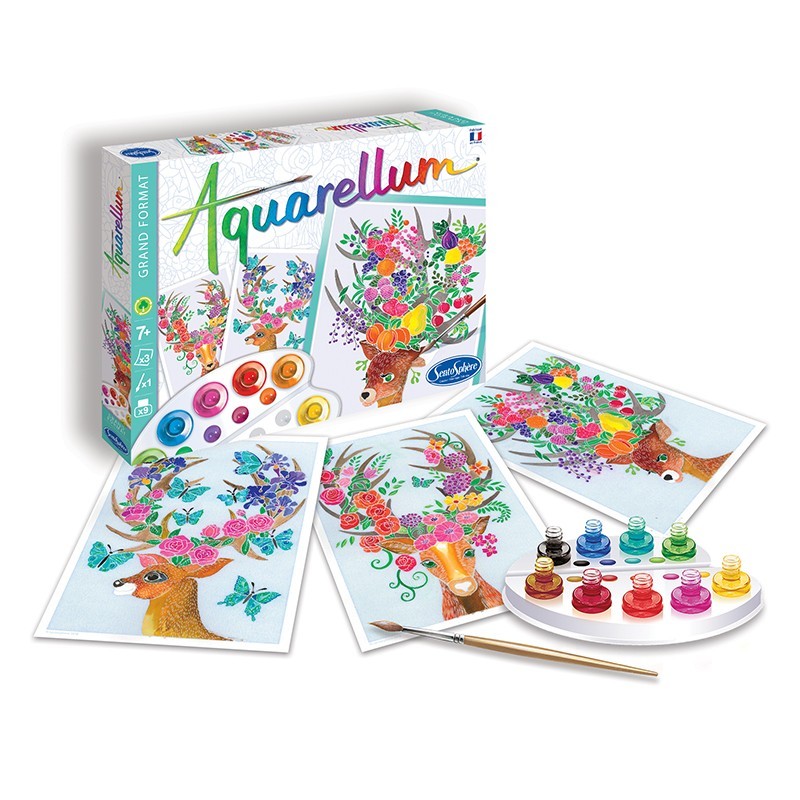 Aquarellum - Cerfs Enchantés