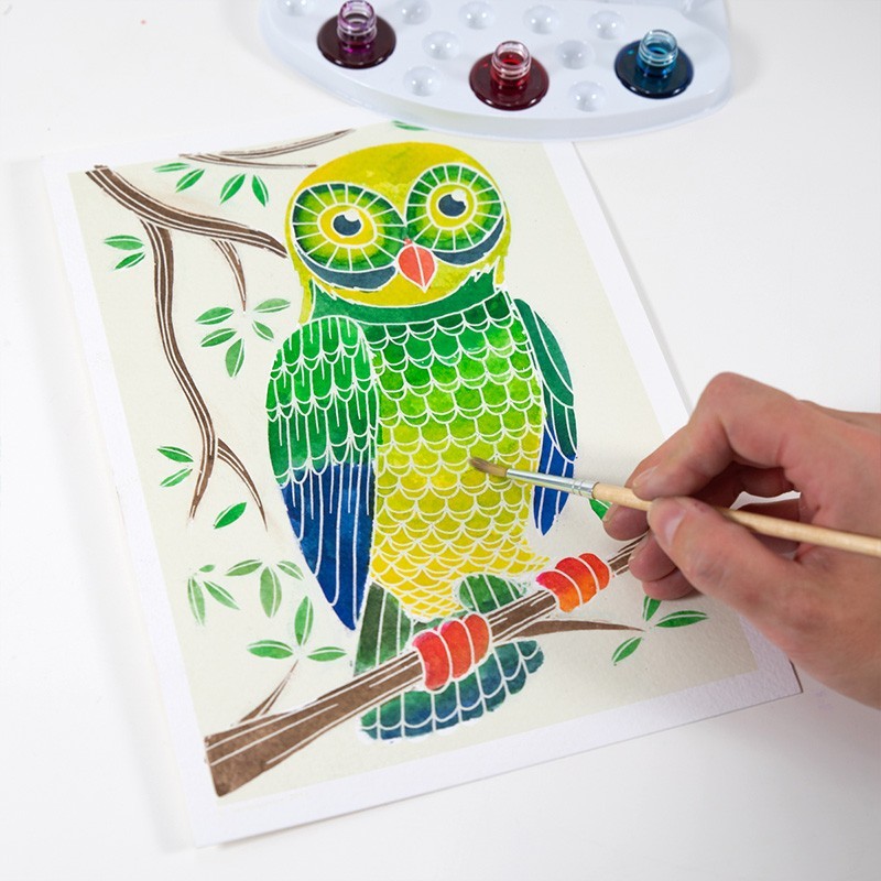 Aquarellum Junior - Hiboux