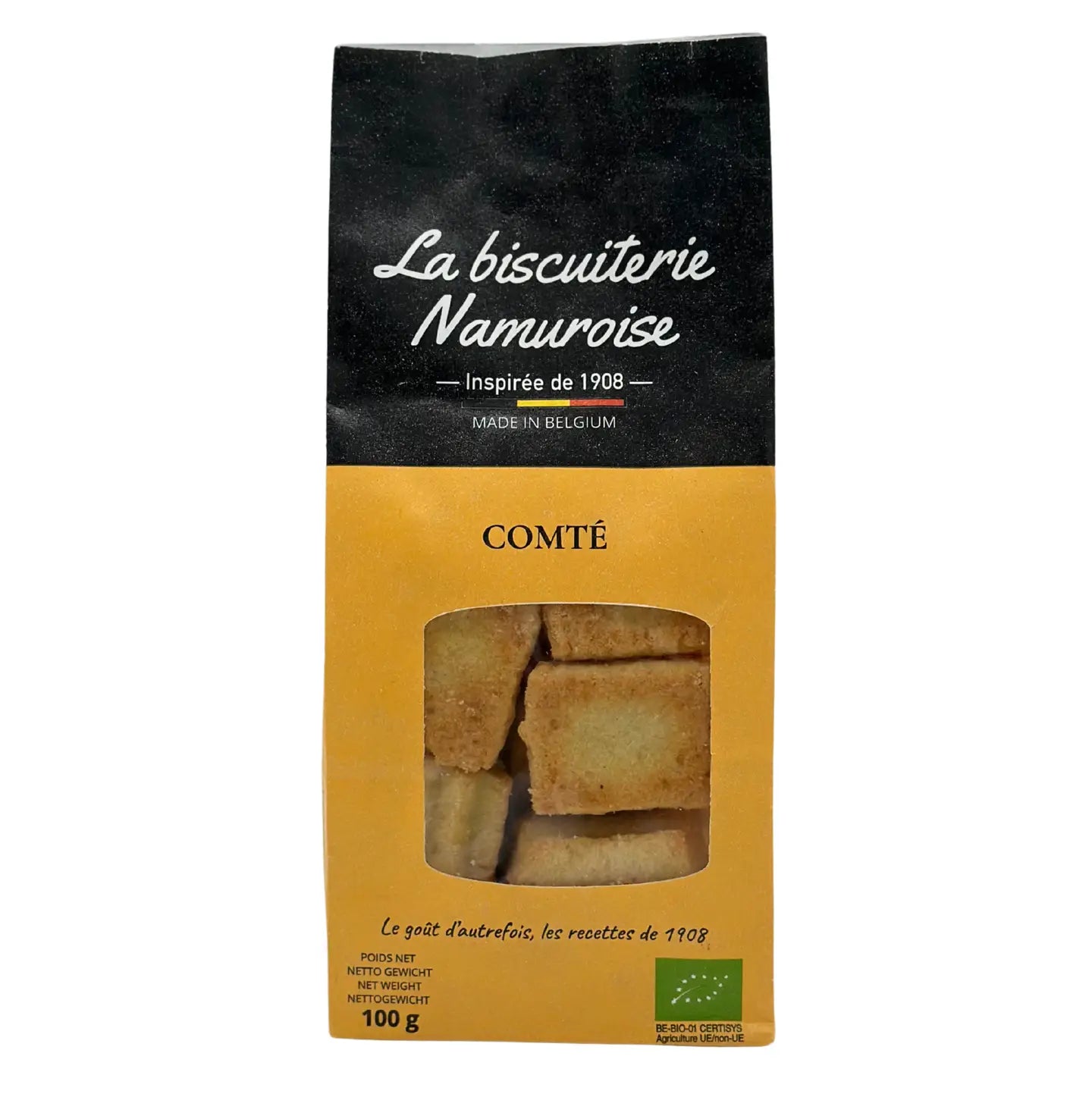 Biscuits salés - comté - BIO (SACHET 100g)