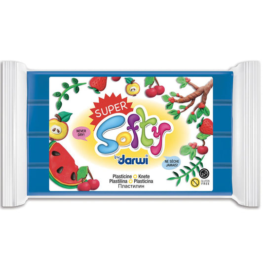 Super Softy - Pâte à modeler 350g, Bleu