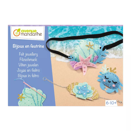 Boîte créative, Bijoux en feutrine, Mer