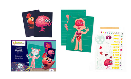 Boîte créative, Decalco Mania, Corps humain